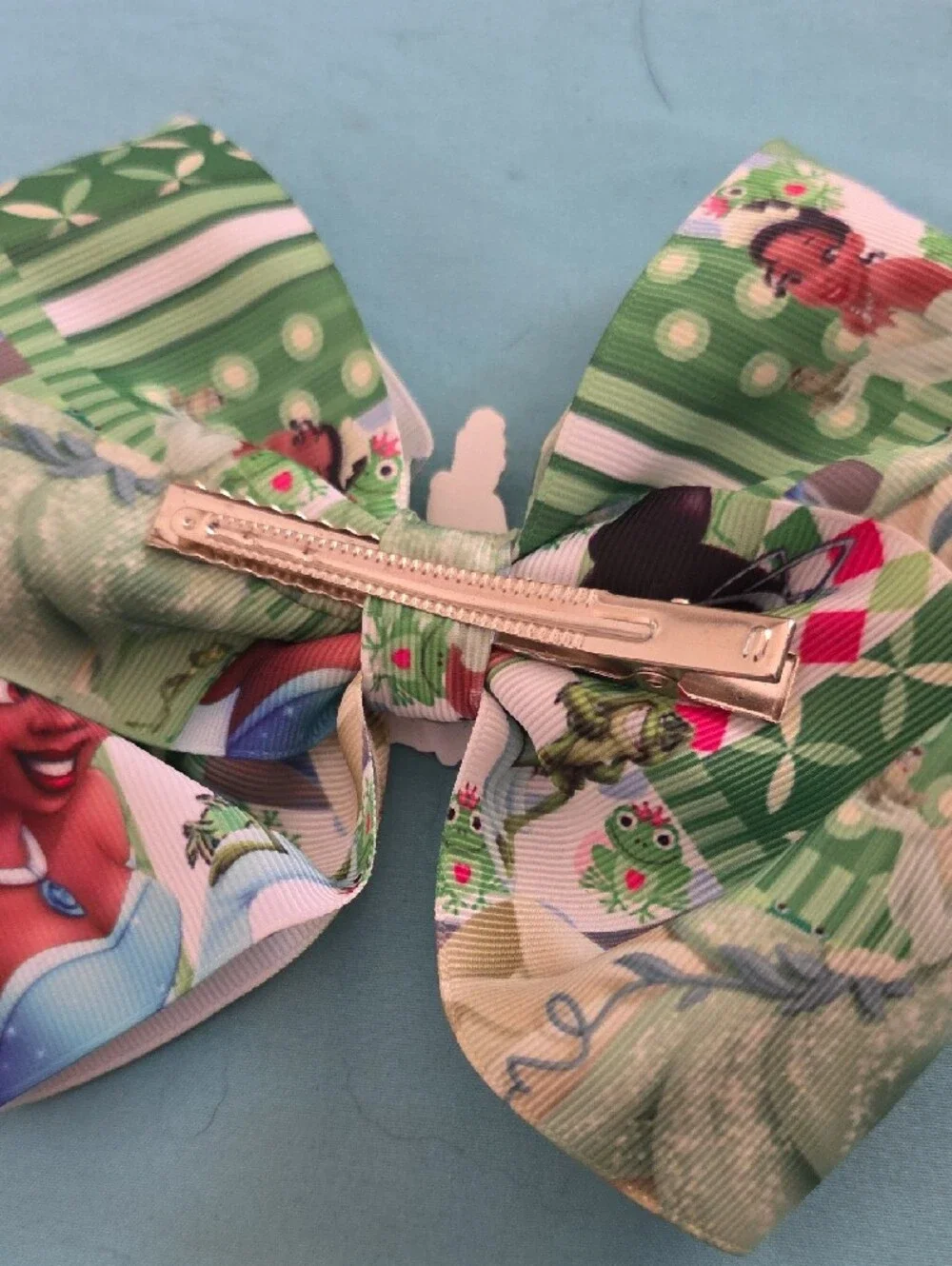 Princess TIANA /Disney Hair Bow Clip